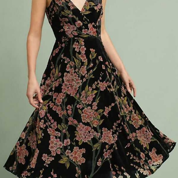 lake floral burnout dress